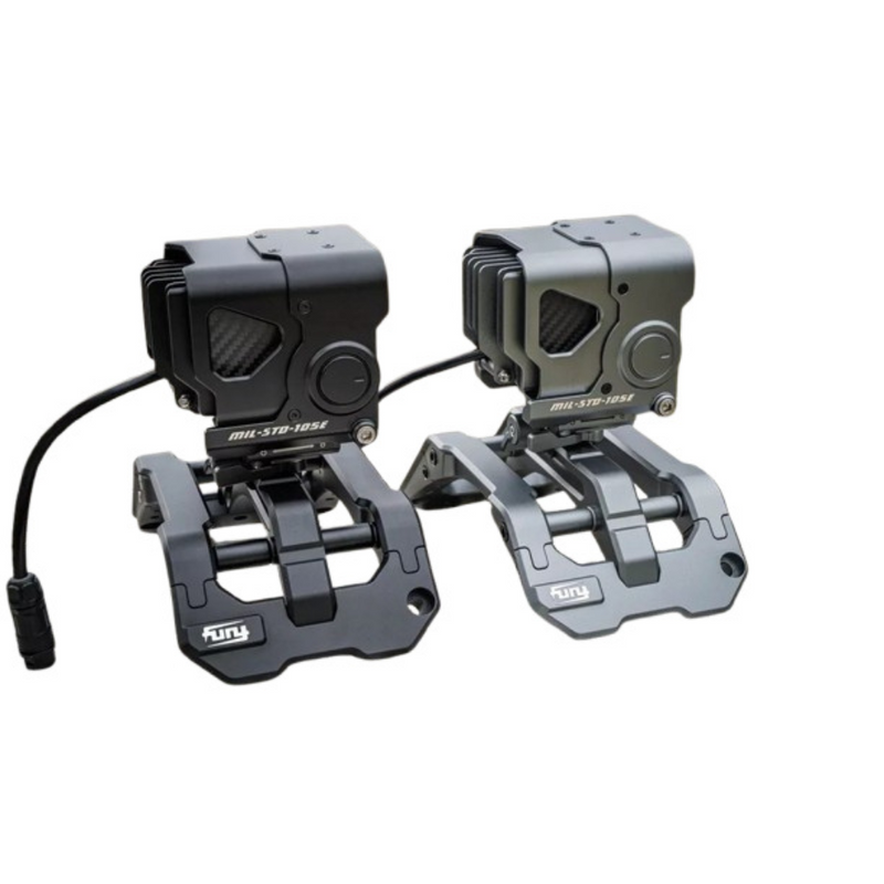 Jeep Wrangler JL & JT FURY Gravity A-Pillar LED light upgrade for night driving