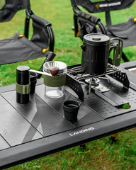 Compact Arcane Warrior magnetic camping table ideal for overland travel