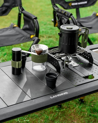 Arcane Warrior lightweight magnetic camping table for easy transport