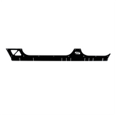 fury gravity armory series rocker panel for jeep wrangler