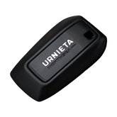 Close-up of the URNIETA key fob kit showing the sleek, custom-fit design for the Toyota Land Cruiser Prado 250.