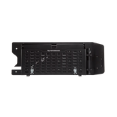 tailgate table for jeep wrangler jl jk jt black in color close front view