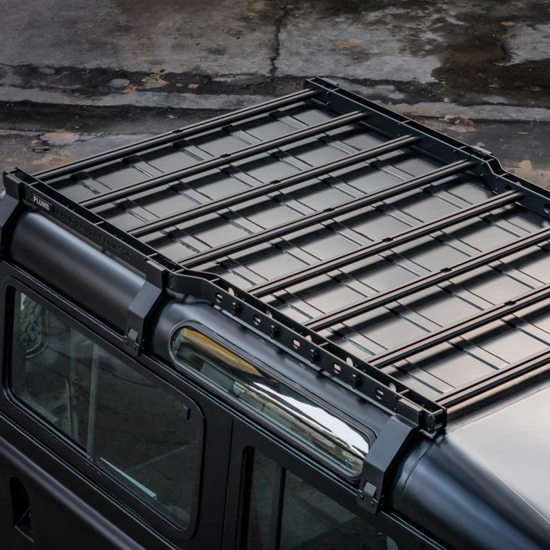 PLUMB roof rack platform for classic old Land Rover Defender 90/110/130. Storage luggage rack frame.