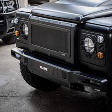 Load image into Gallery viewer, PLUMB front bumper modification kit for old Land Rover Defender 90/110. Mud and sand guard. Lower guard plate.