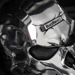 BuzzRevo Skeleton Skull Horn Cover For Harley Davidson