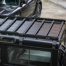 Load image into Gallery viewer, PLUMB roof rack platform for classic old Land Rover Defender 90/110/130. Storage luggage rack frame.