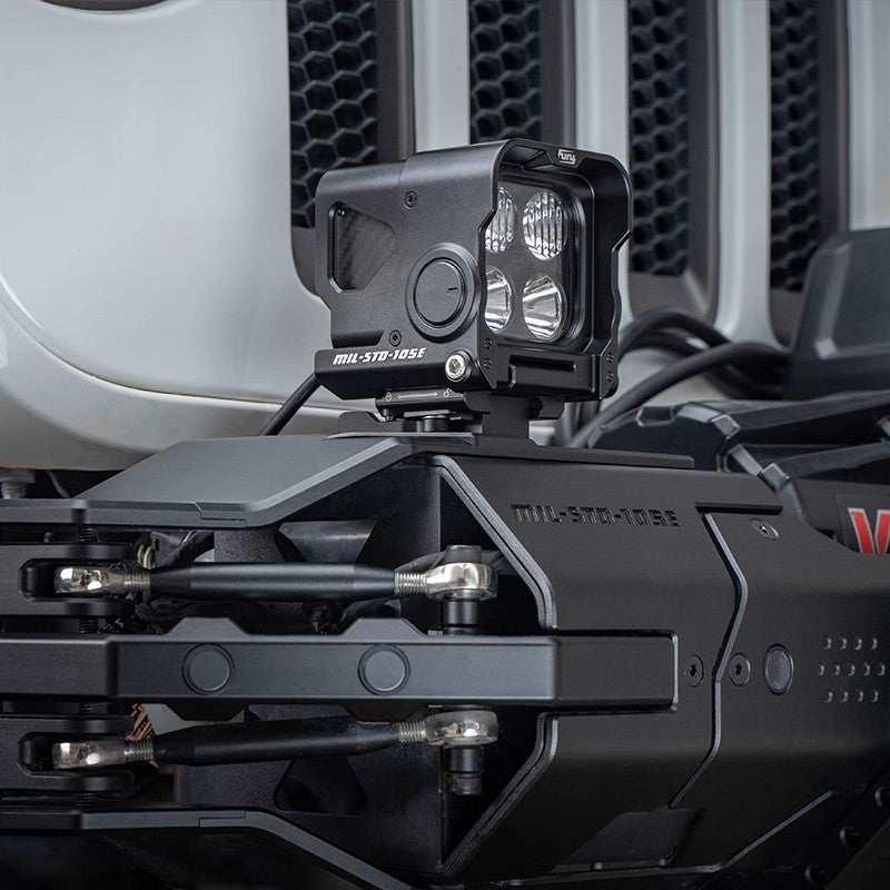 FURY Gravity A-pillar integrated lighting system for Jeep Wrangler