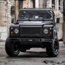 Load image into Gallery viewer, PLUMB front bumper modification kit for old Land Rover Defender 90/110. Mud and sand guard. Lower guard plate.