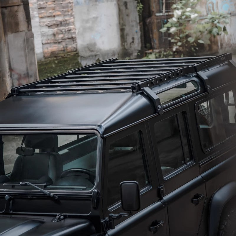 PLUMB roof rack platform for classic old Land Rover Defender 90/110/130. Storage luggage rack frame.