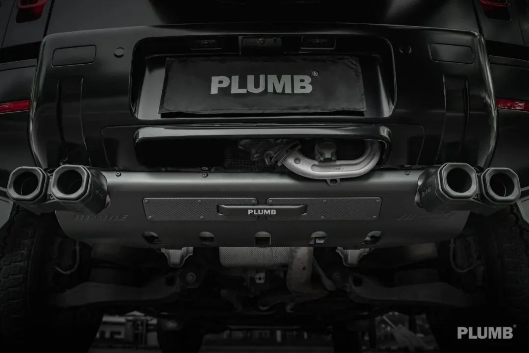 PLUMB "M-one" Series Exhaust Upgrade Kit For 3.0 displacement Land Rover Defender 110/130