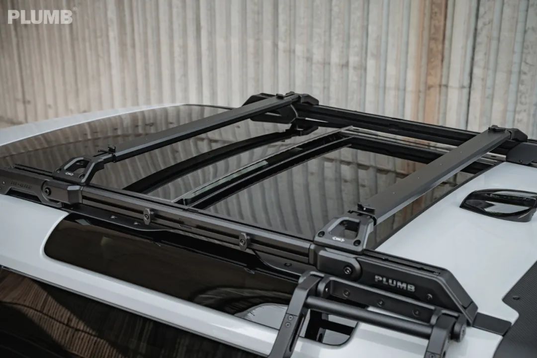 PLUMB "M-one" Series Roof Rack and Ladder For Land Rover Defender 90