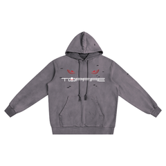 TopFire Jeep Wrangler Hand-Frayed Hoodie