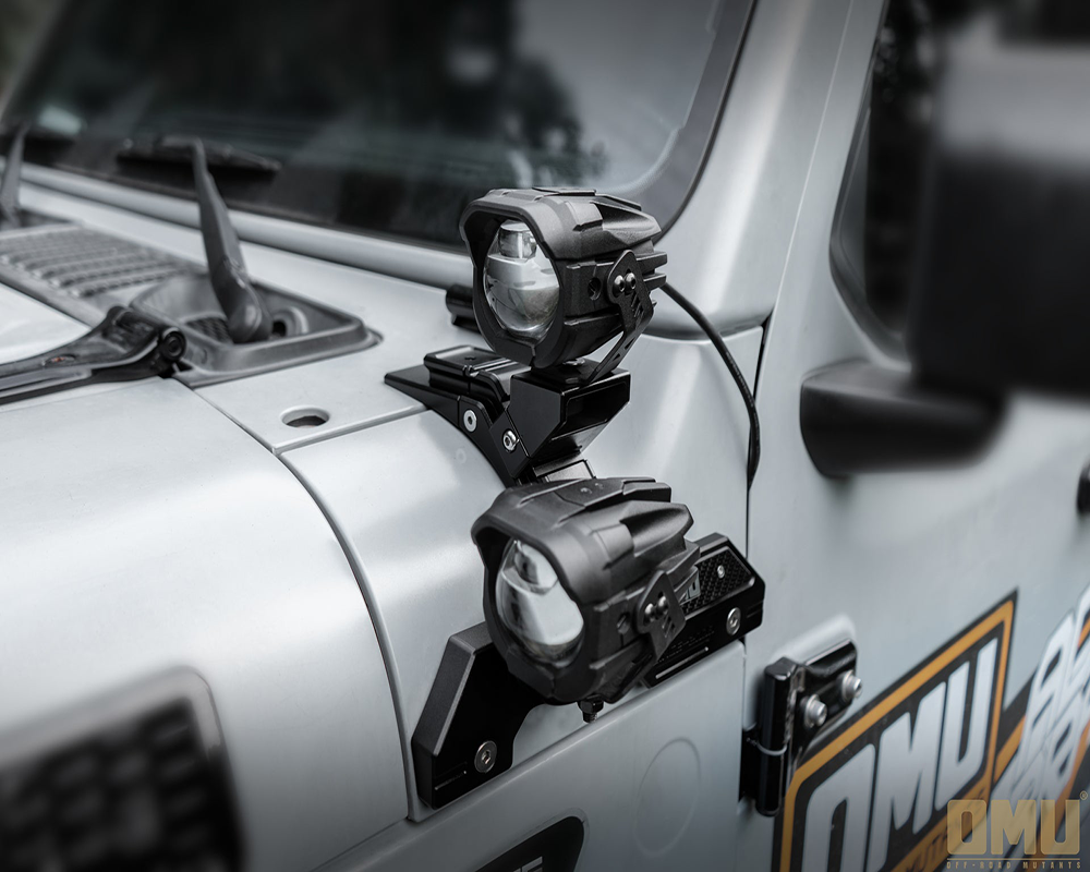 OMU A-Pillar Light Mount For Jeep Wrangler