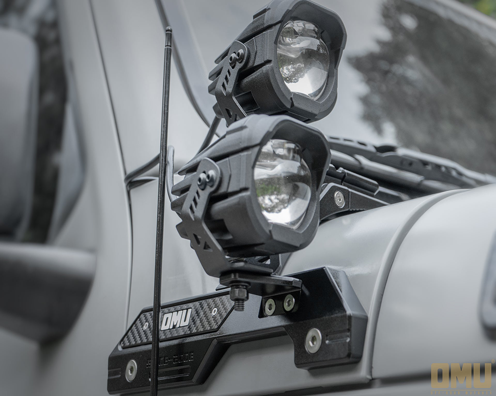 OMU A-Pillar Light Mount For Jeep Wrangler