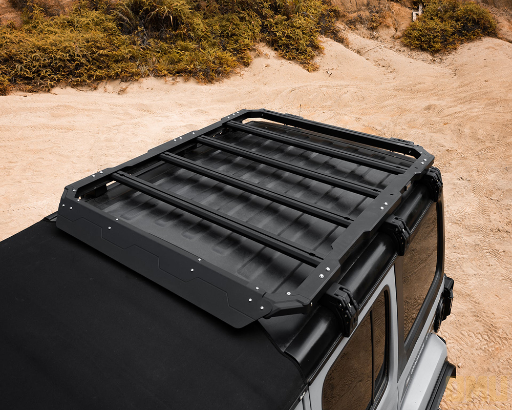 OMU Aluminum Roof Rack With Rear Window Side Ladder