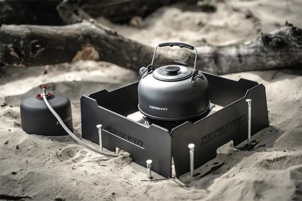 Easy-to-clean FURY Gravity camping cookware set for rugged use