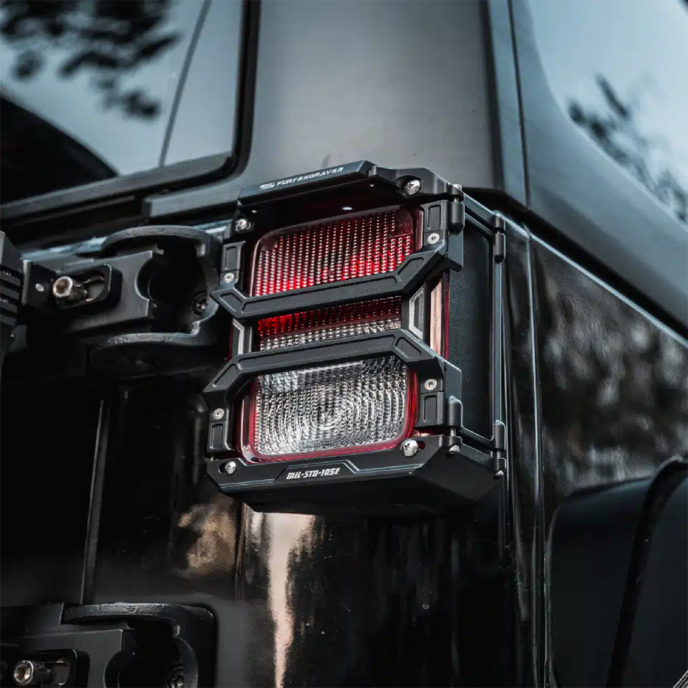 Aluminum tail light guards for Jeep Wrangler JK & JL – FURY Gravity