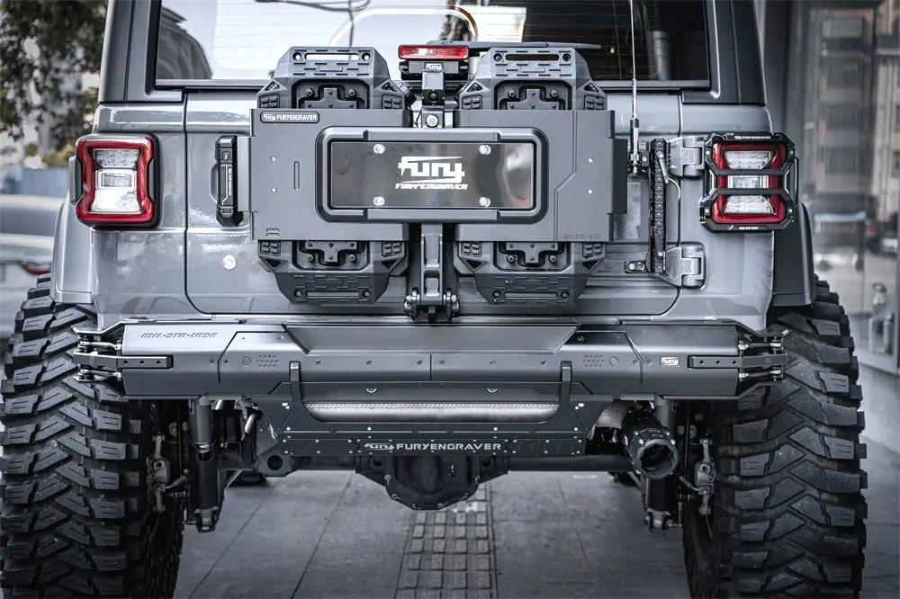 Jeep Wrangler JL FURY Gravity rear bumper – lightweight and strong