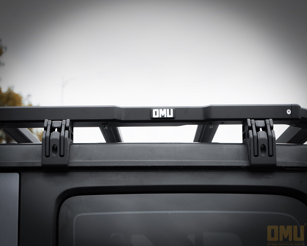 OMU Aluminum Roof Rack With Rear Window Side Ladder