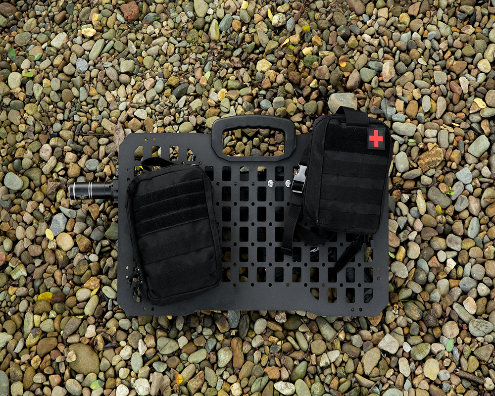 Portable Tactical Back Seat Molle Panel