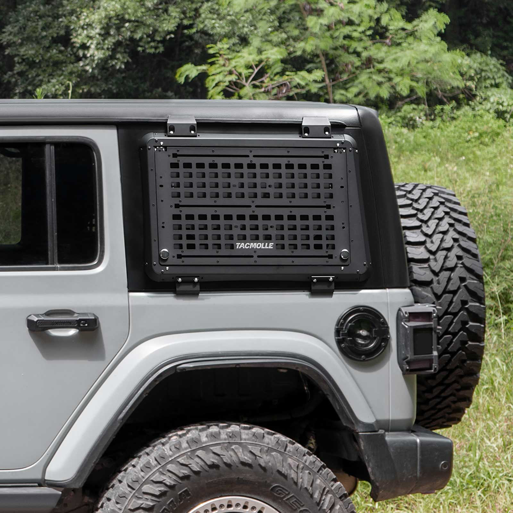 Rear Side Window Molle Panel For Jeep Wrangler JL