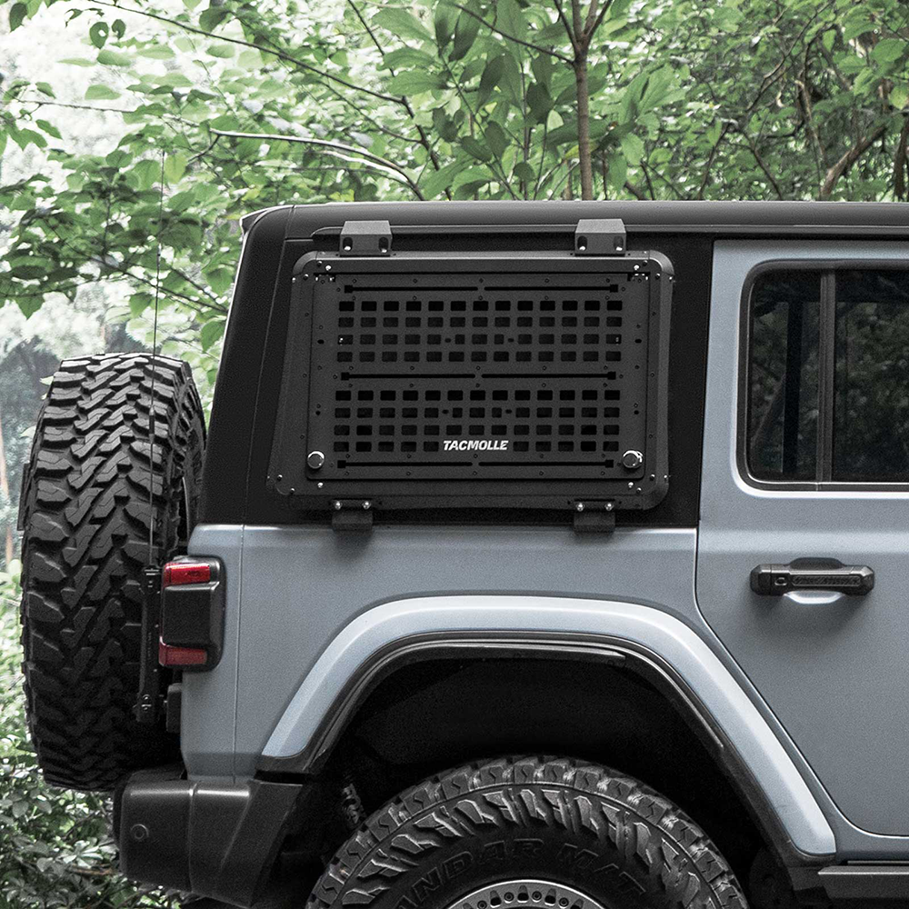 Rear Side Window Molle Panel For Jeep Wrangler JL