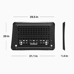 Rear Side Window Molle Panel For Jeep Wrangler JL