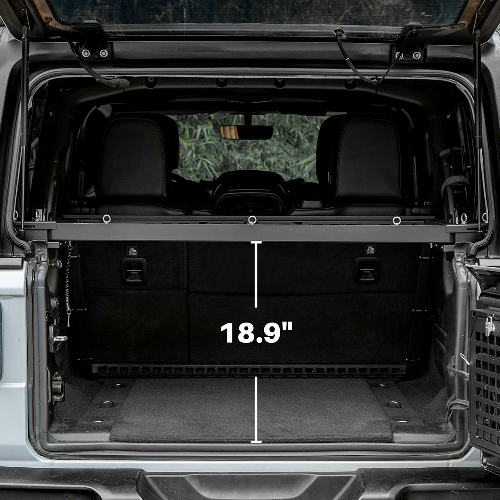 Rear Cargo Rack With Molle Panels For Jeep Wrangler