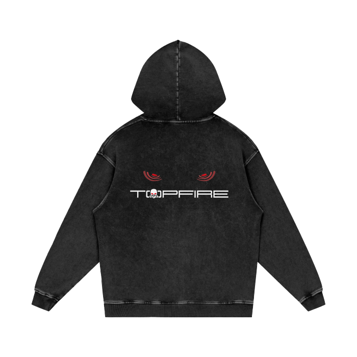 TopFire Jeep Wrangler Mods Acid Wash Hoodie