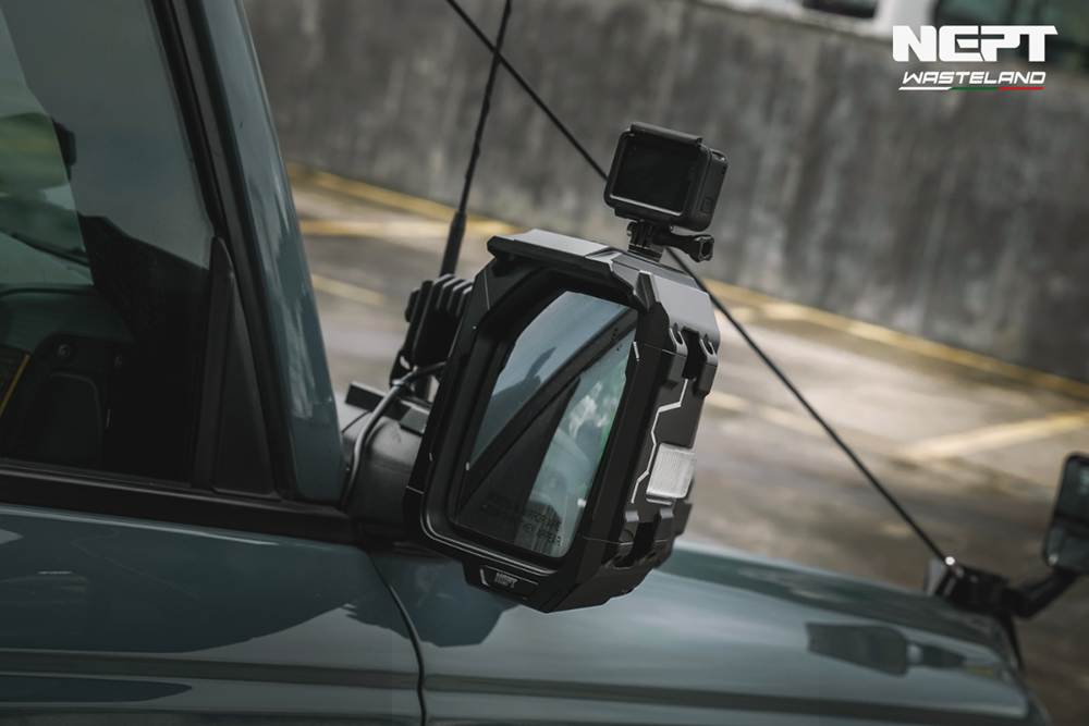 NEPT Wasteland Ford Bronco Mirror Covers Gopro Mount