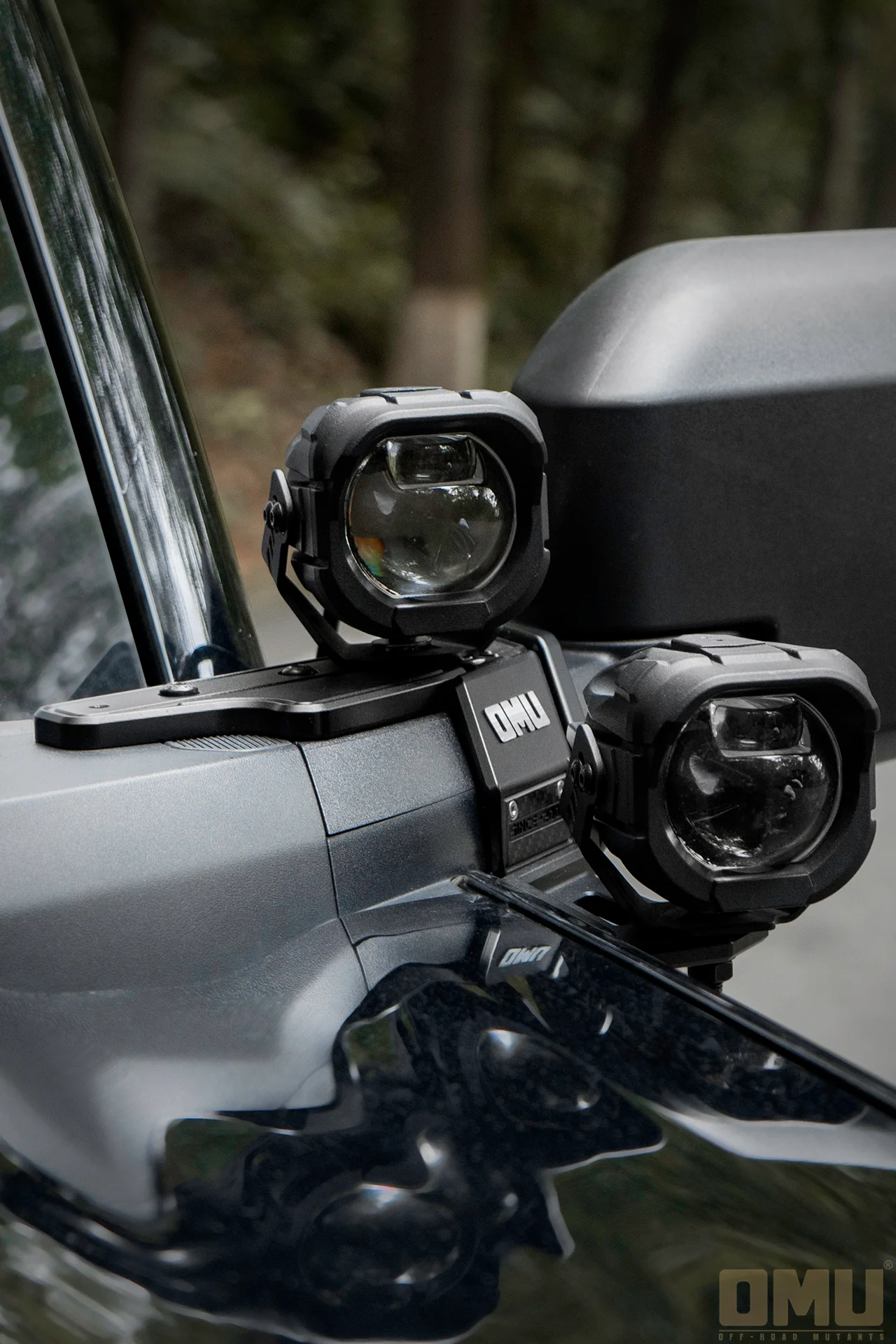 OMU Aluminum A-Pillar Light Mount For Ford Bronco