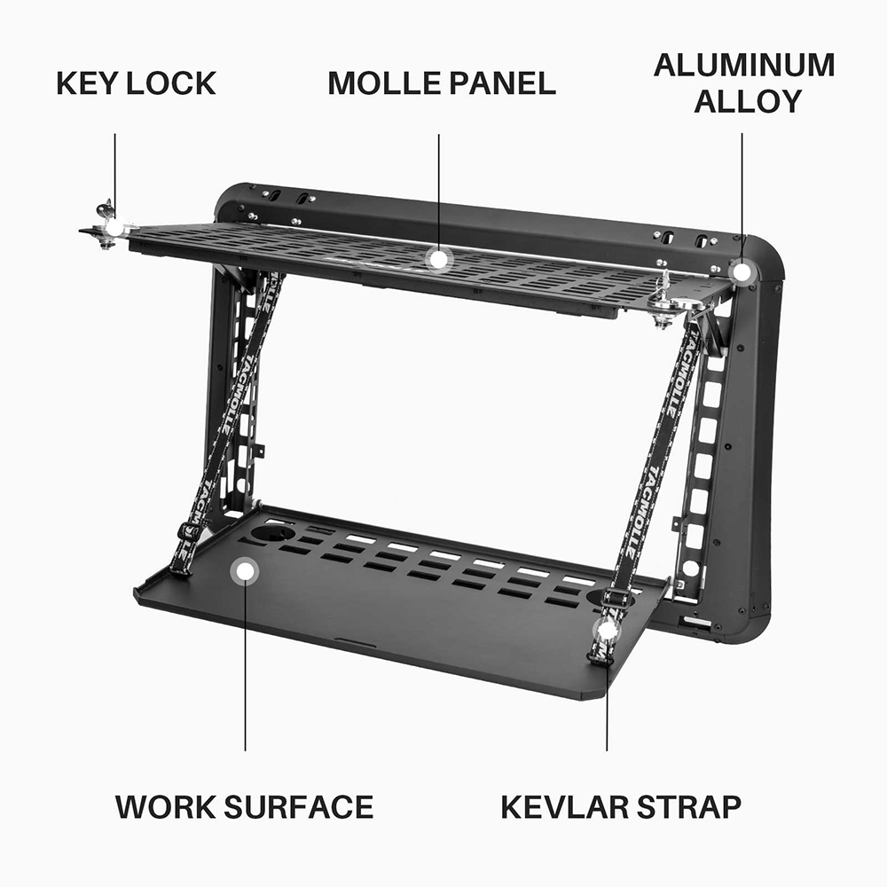 Rear Side Window Molle Panel For Ford Bronco