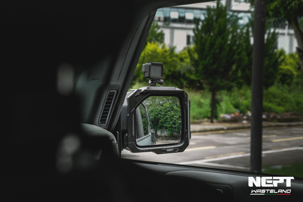 NEPT Wasteland Ford Bronco Mirror Covers Gopro Mount