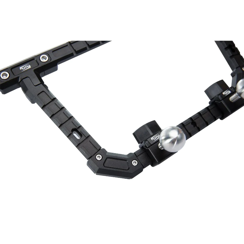 Wrangler JK aluminum-magnesium dashboard rail for off-road convenience