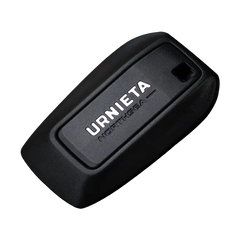 Close-up of the URNIETA key fob kit showing the sleek, custom-fit design for the Toyota Land Cruiser Prado 250.