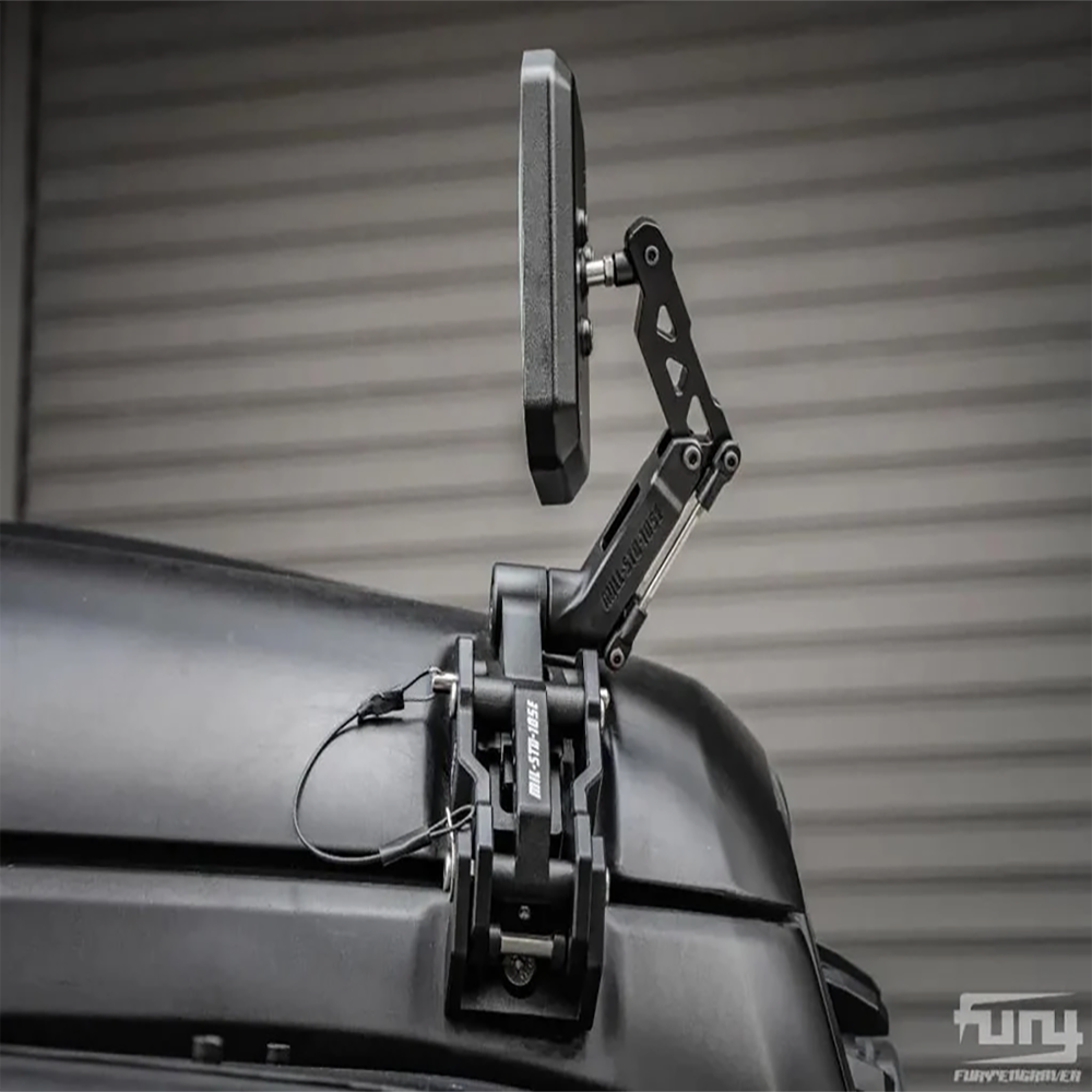 FURY Awaken Hood Latch With Mirror For Jeep Wrangler