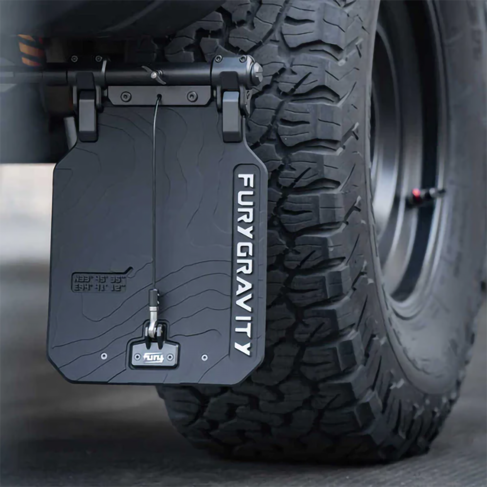 Jeep Wrangler JL aluminum mud guard upgrade – FURY Gravity Series