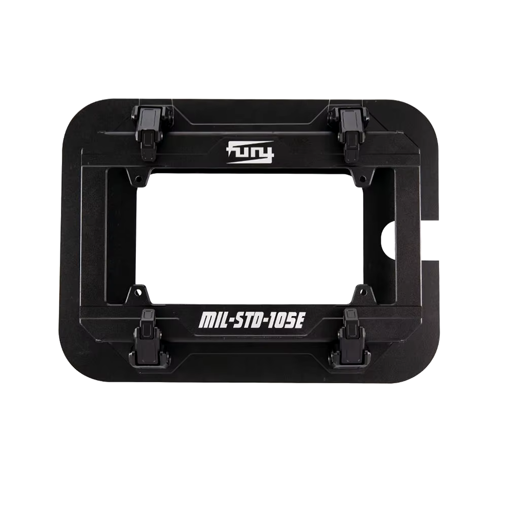 jeep wrangler license plate bracket black in color by fury gravity