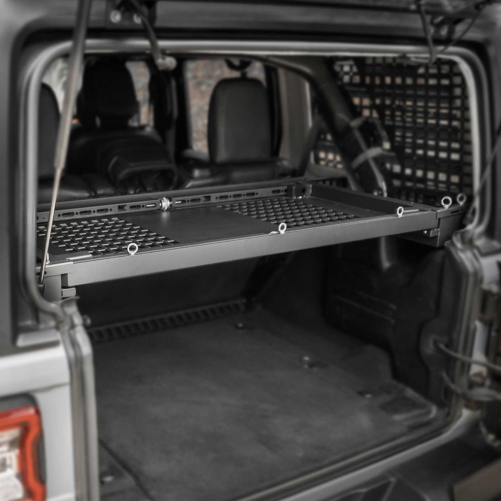 Rear Cargo Rack With Molle Panels For Jeep Wrangler