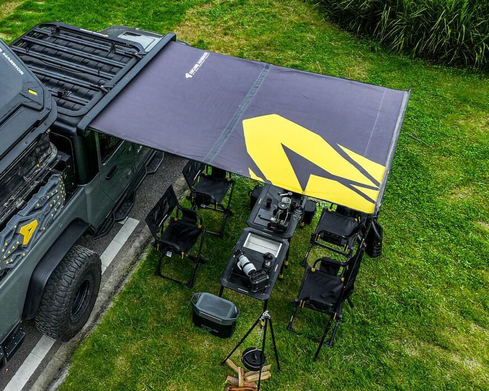 Arcane Warrior Side Tent Canopy For Jeep Wrangler