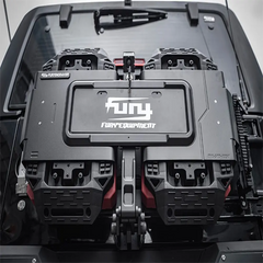 FURY Awaken Jeep JK & JL rear tire delete kit with integrated recovery board slots