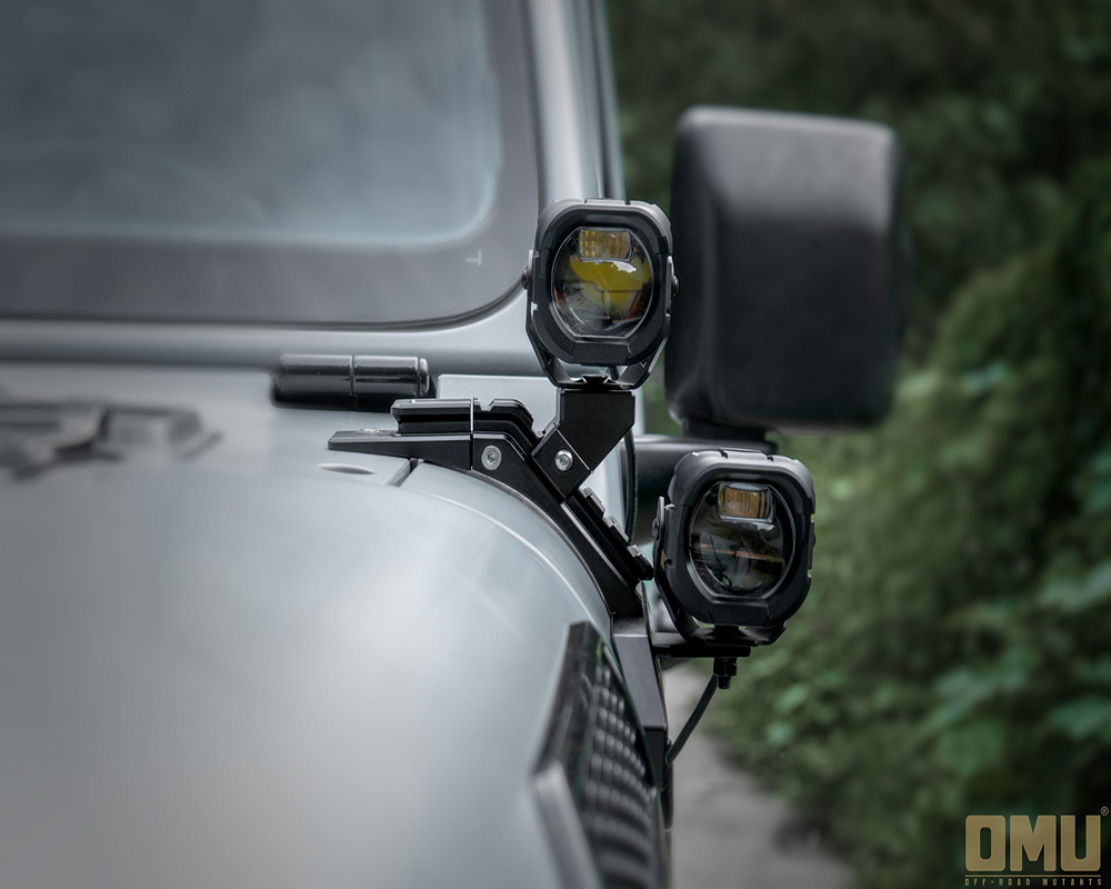 OMU A-Pillar Light Mount For Jeep Wrangler