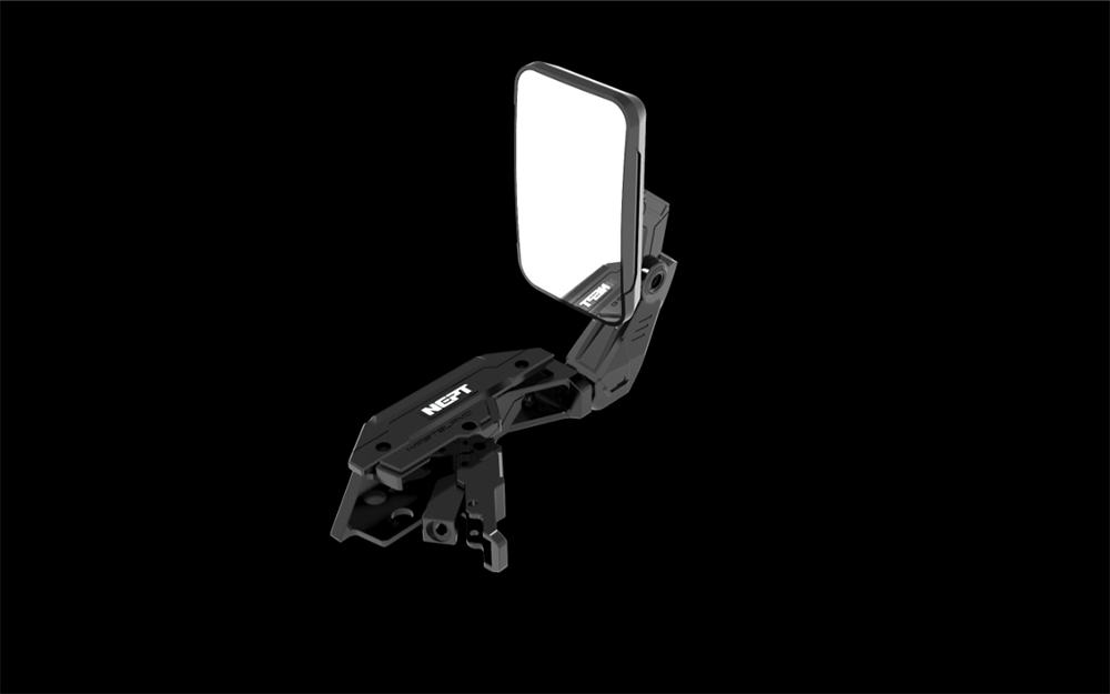 NEPT Wasteland Ford Bronco Quick-Release Blind Spot Hood Mirror