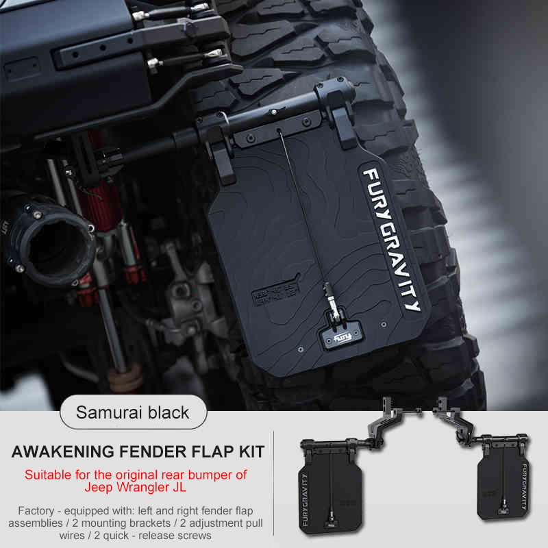 FURY Awaken Jeep Wrangler Mud Guards