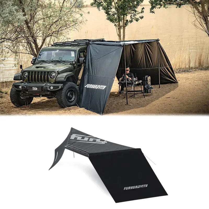 FURY Gravity Jeep Wrangler Side Tent Awning