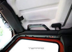 topfire jeep grab handle jt installed on passenger side front and bottom view