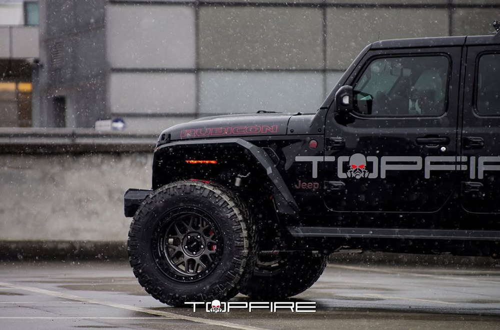 Topfire Design Flat Fenders For jeep Wrangler JL