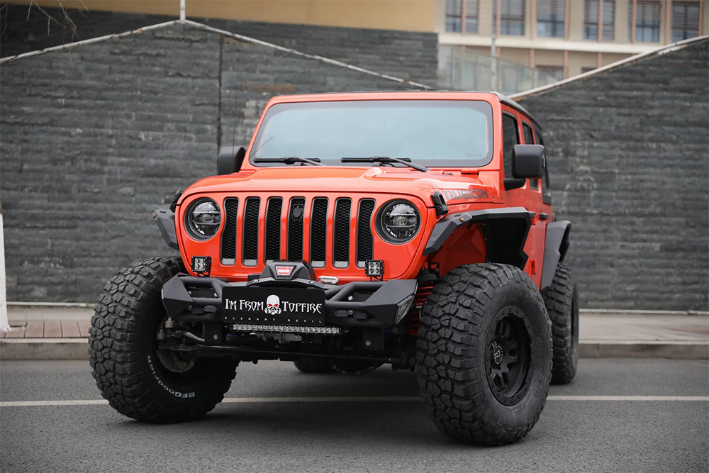 Topfire Design Flat Fenders For jeep Wrangler JL