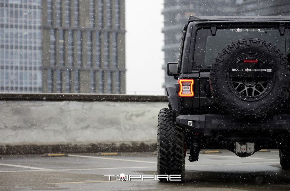 Topfire Design Flat Fenders For jeep Wrangler JL