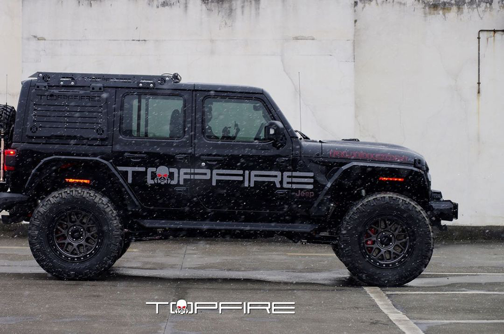 Topfire Design Flat Fenders For jeep Wrangler JL